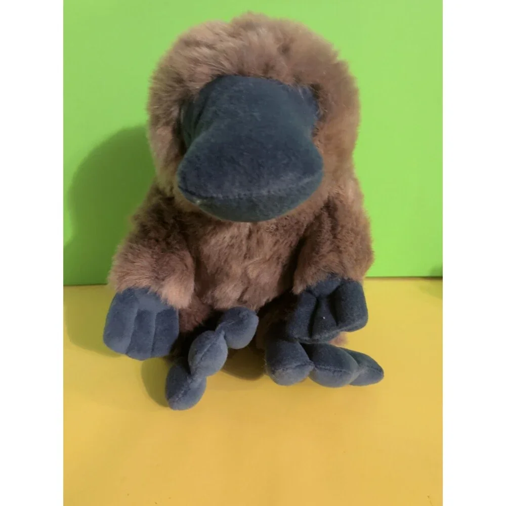 Gund Duck Billed Platypus Plush Stuffed Toy Blue Footed Vintage 9 Inch 1992